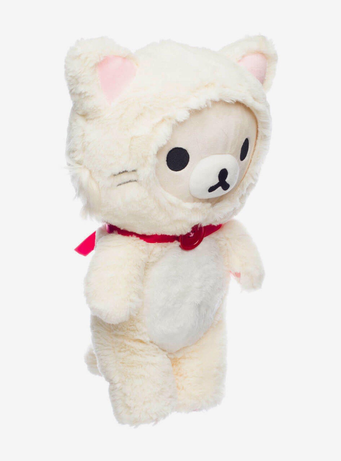Rilakkuma Korilakkuma White Fluffy Cat Costume Plush, , alternate