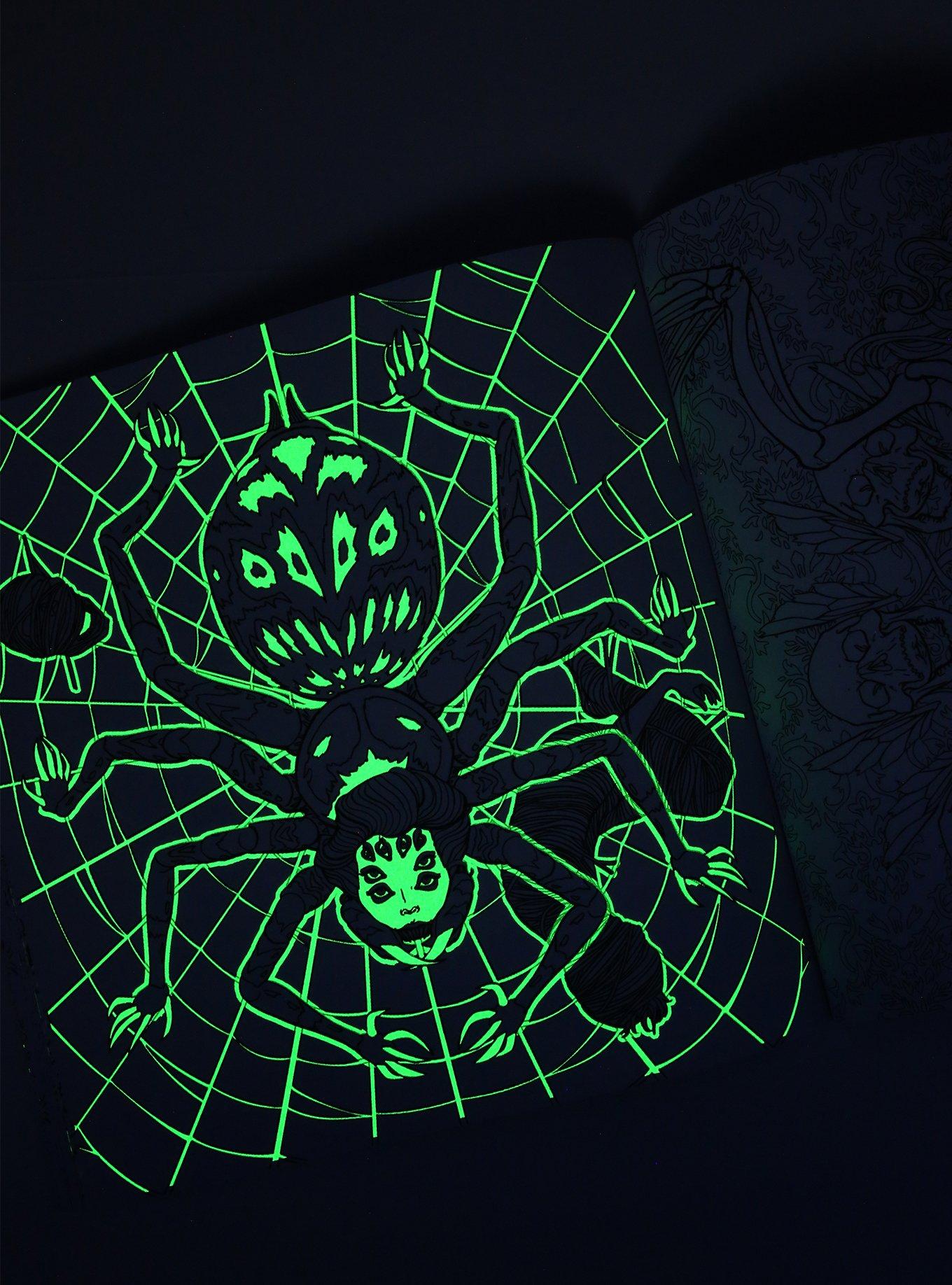 Horror Glow-In-The-Dark Coloring Book, , alternate