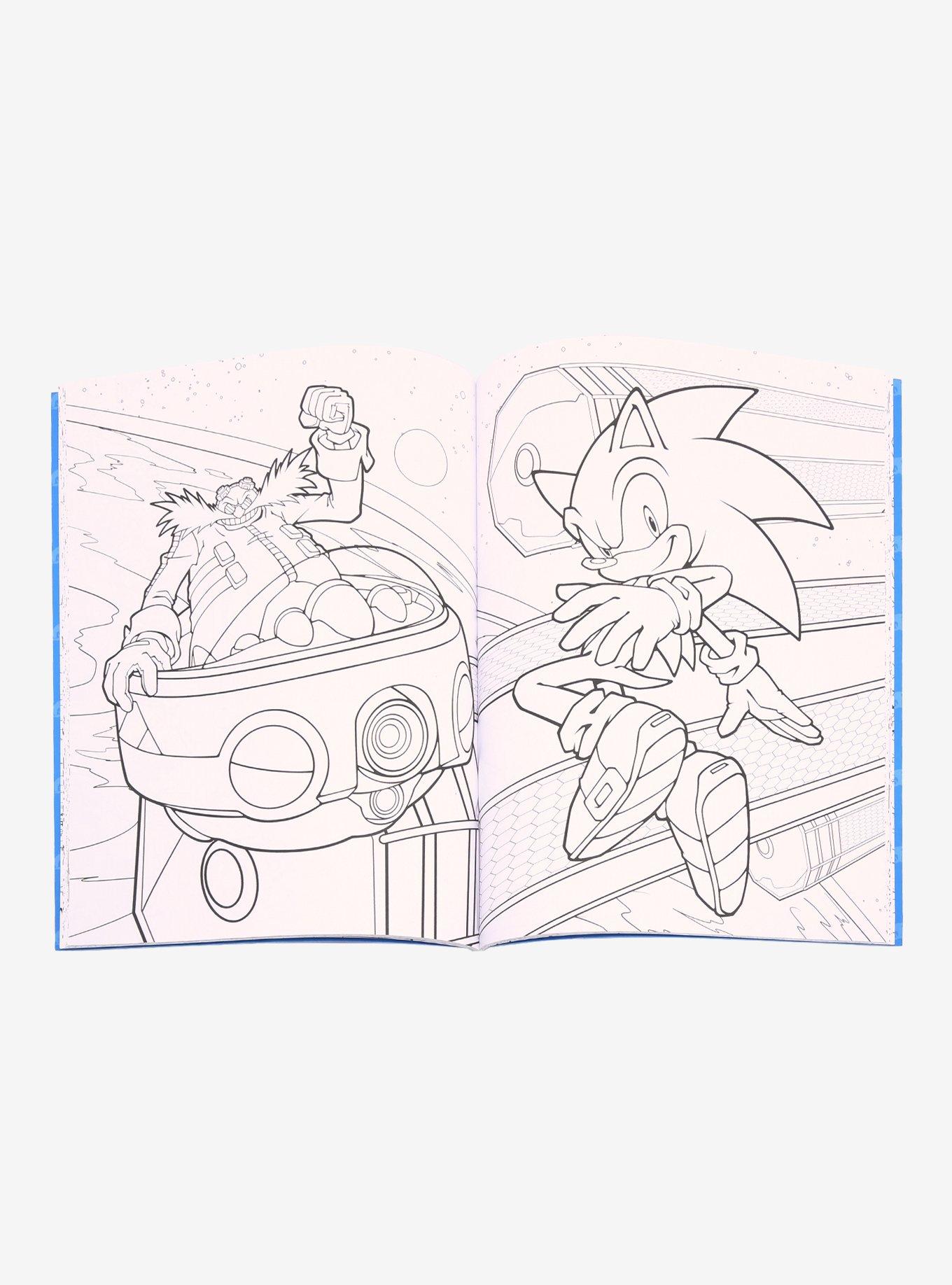 Sonic The Hedgehog The Official Coloring Book For Adults, , alternate