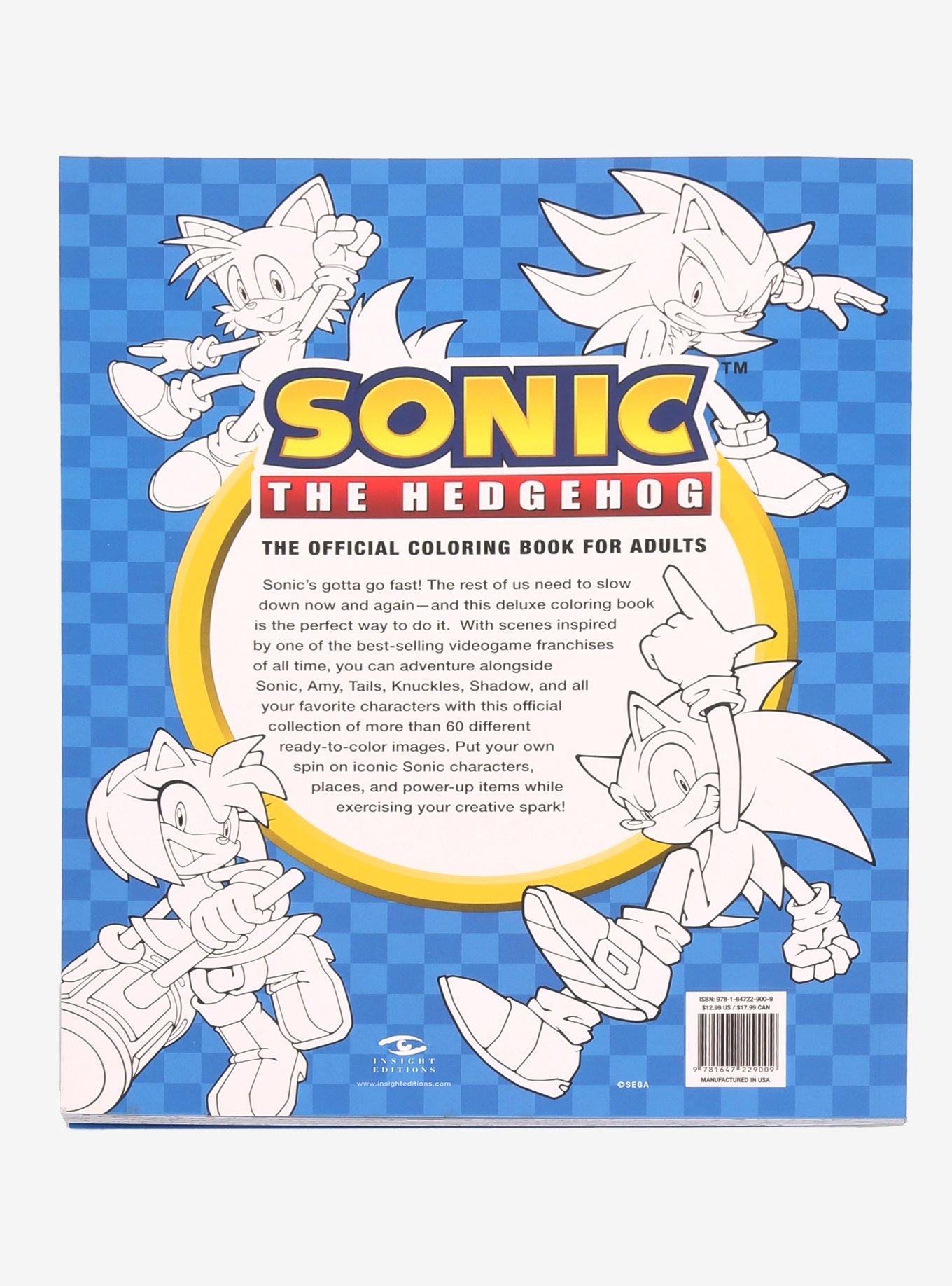 Sonic The Hedgehog The Official Coloring Book For Adults, , alternate