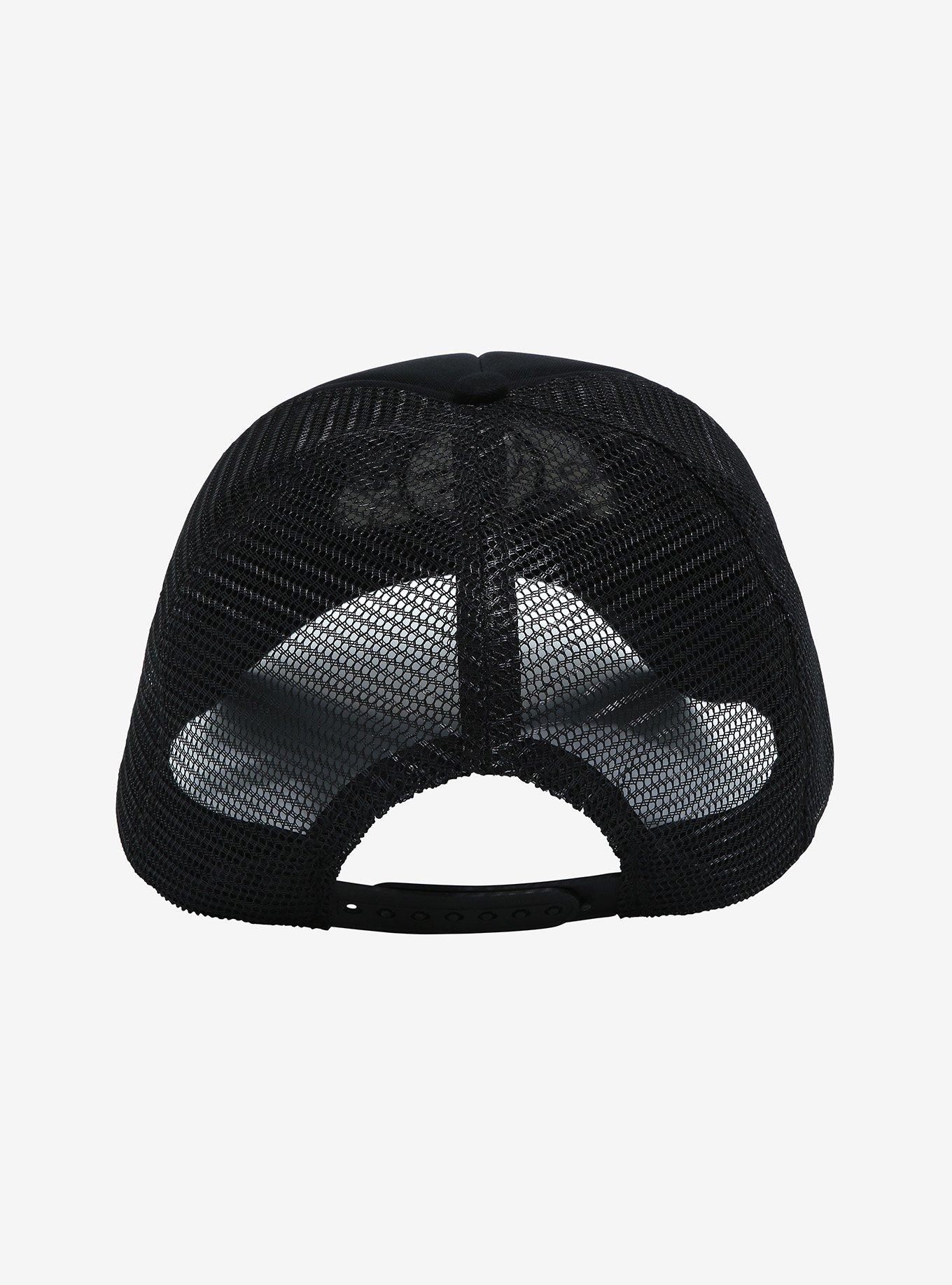 Disney The Nightmare Before Christmas Jack Skellington & Roses Trucker Cap - BoxLunch Exclusive , , alternate