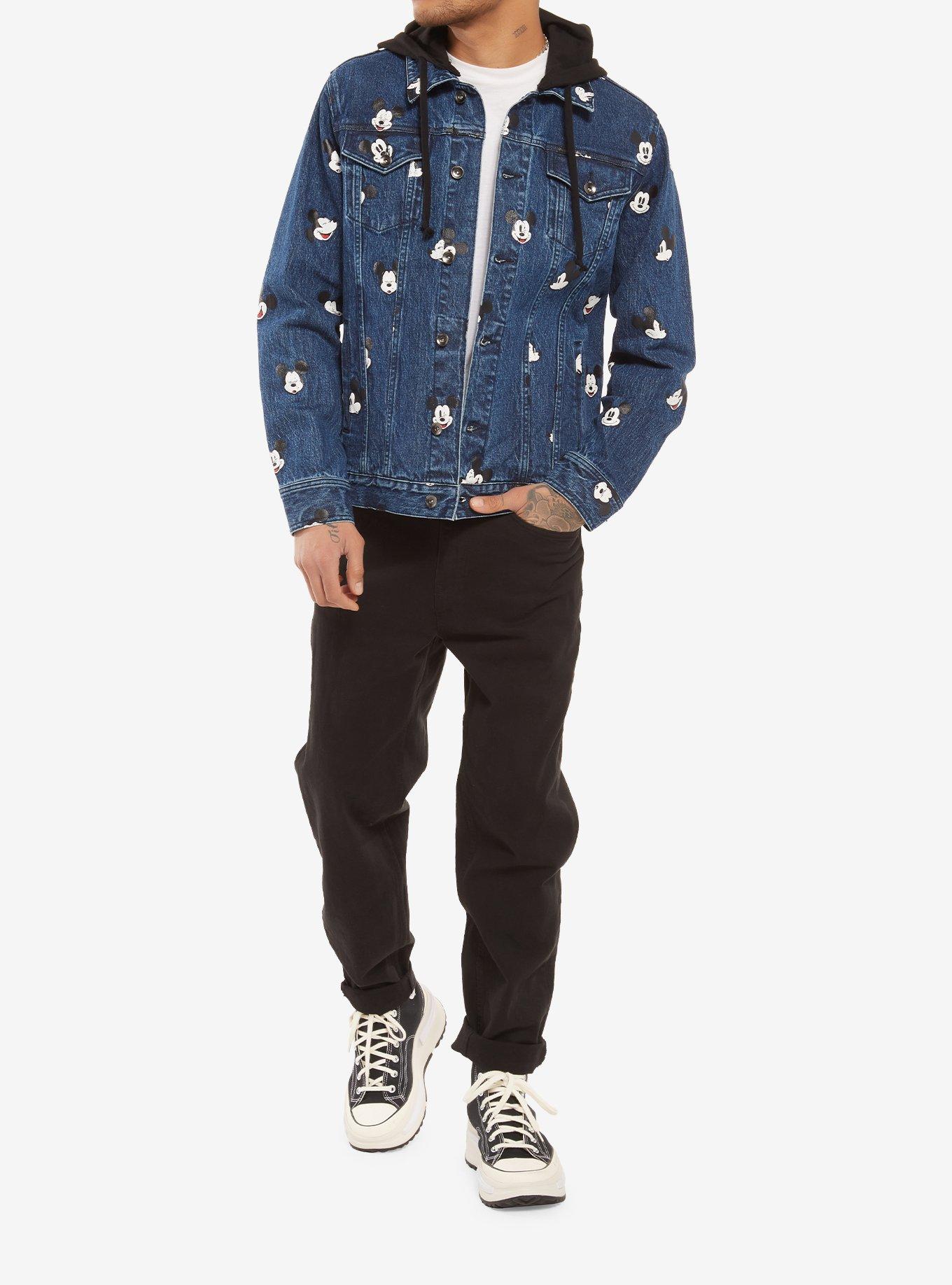 Our Universe Disney Mickey Mouse Denim Jacket, DARK DENIM, alternate