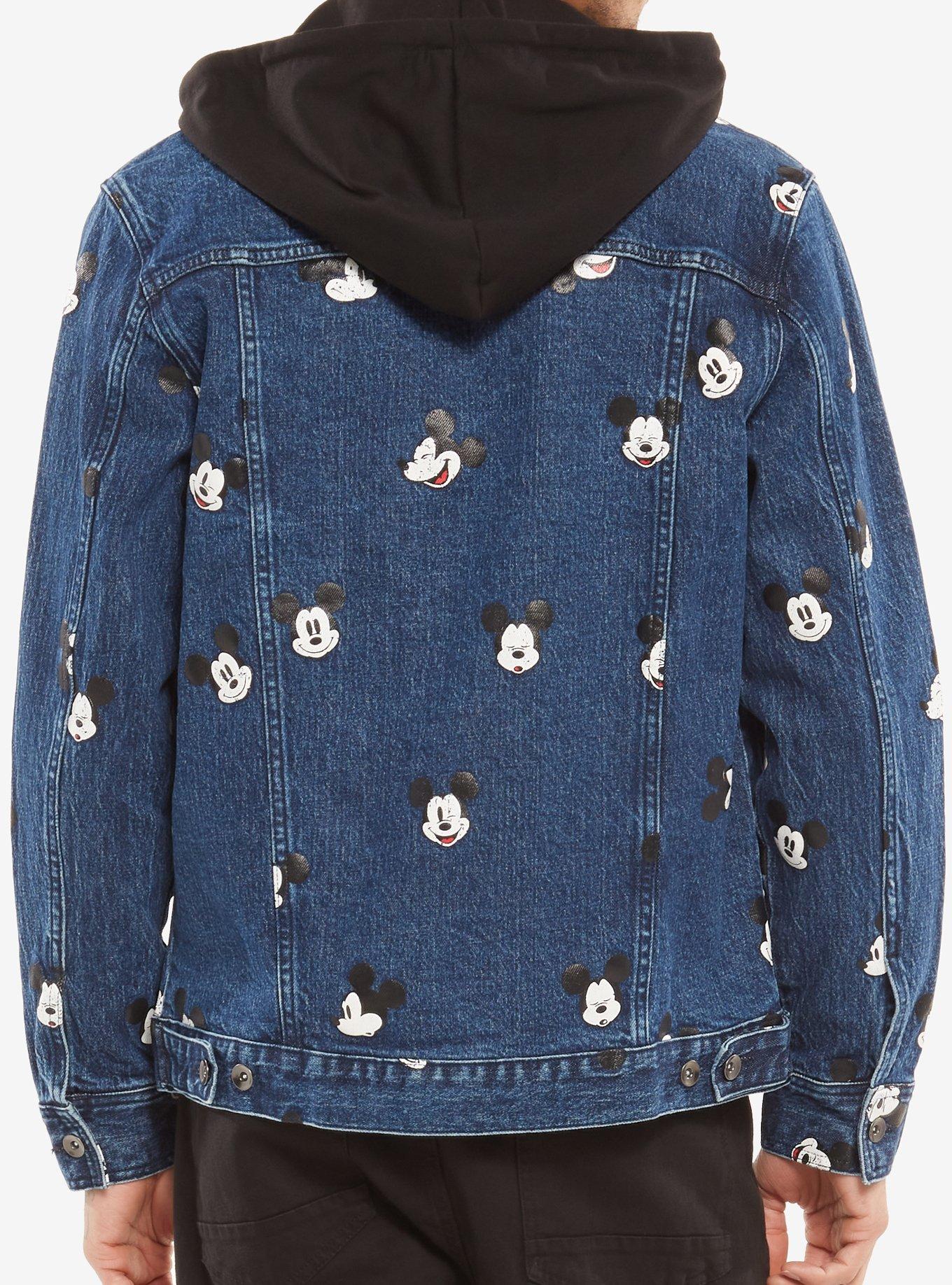 Our Universe Disney Mickey Mouse Denim Jacket, DARK DENIM, alternate