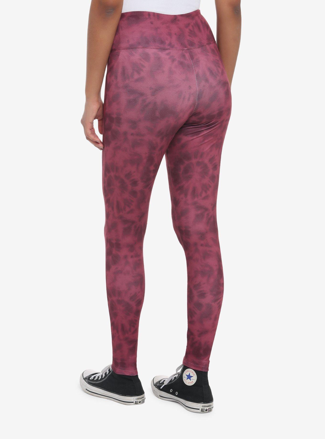 Her Universe Marvel Spider-Man Logo Tie-Dye Leggings, , hi-res