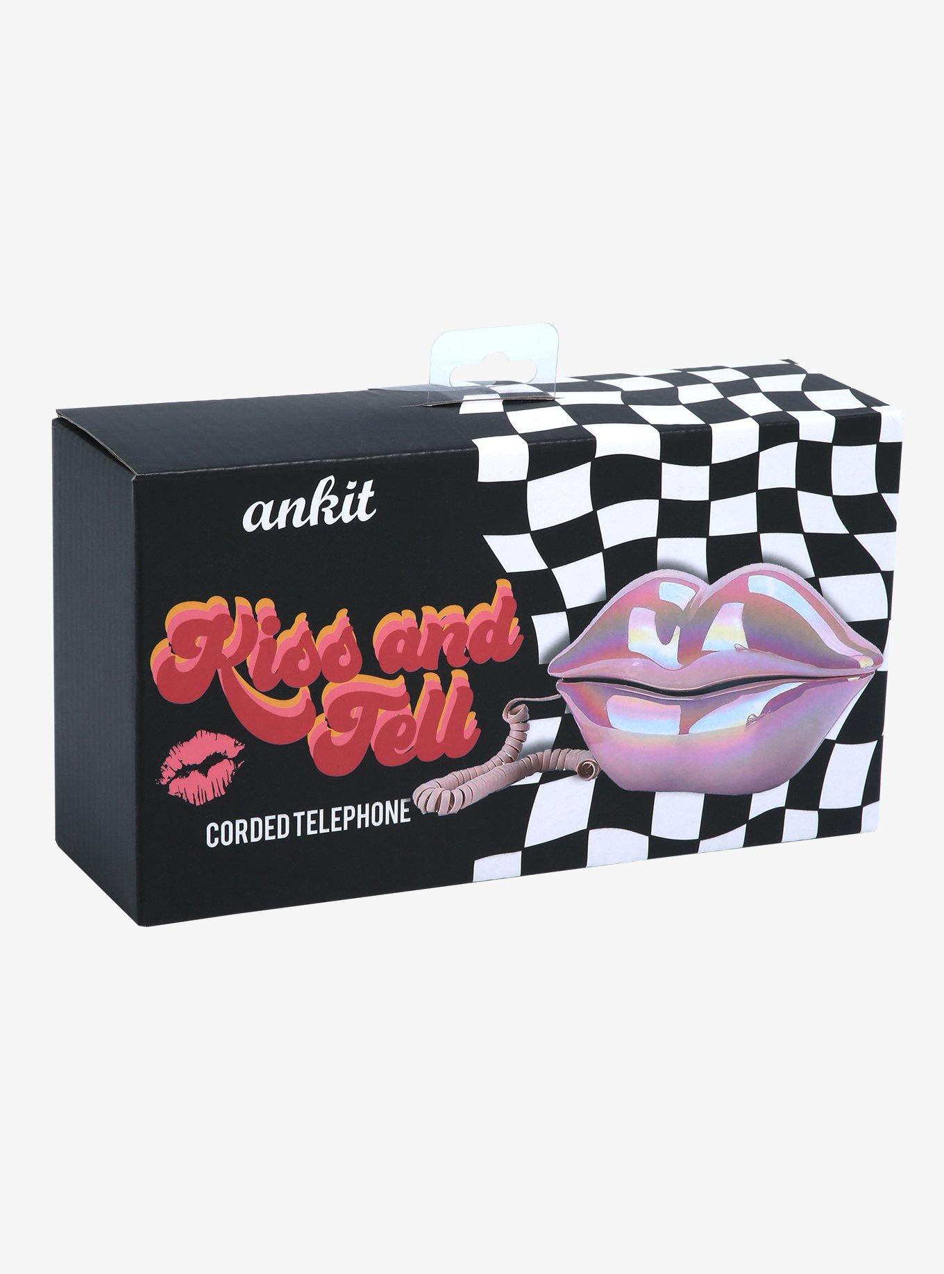 Pink Lips Corded Telephone, , alternate
