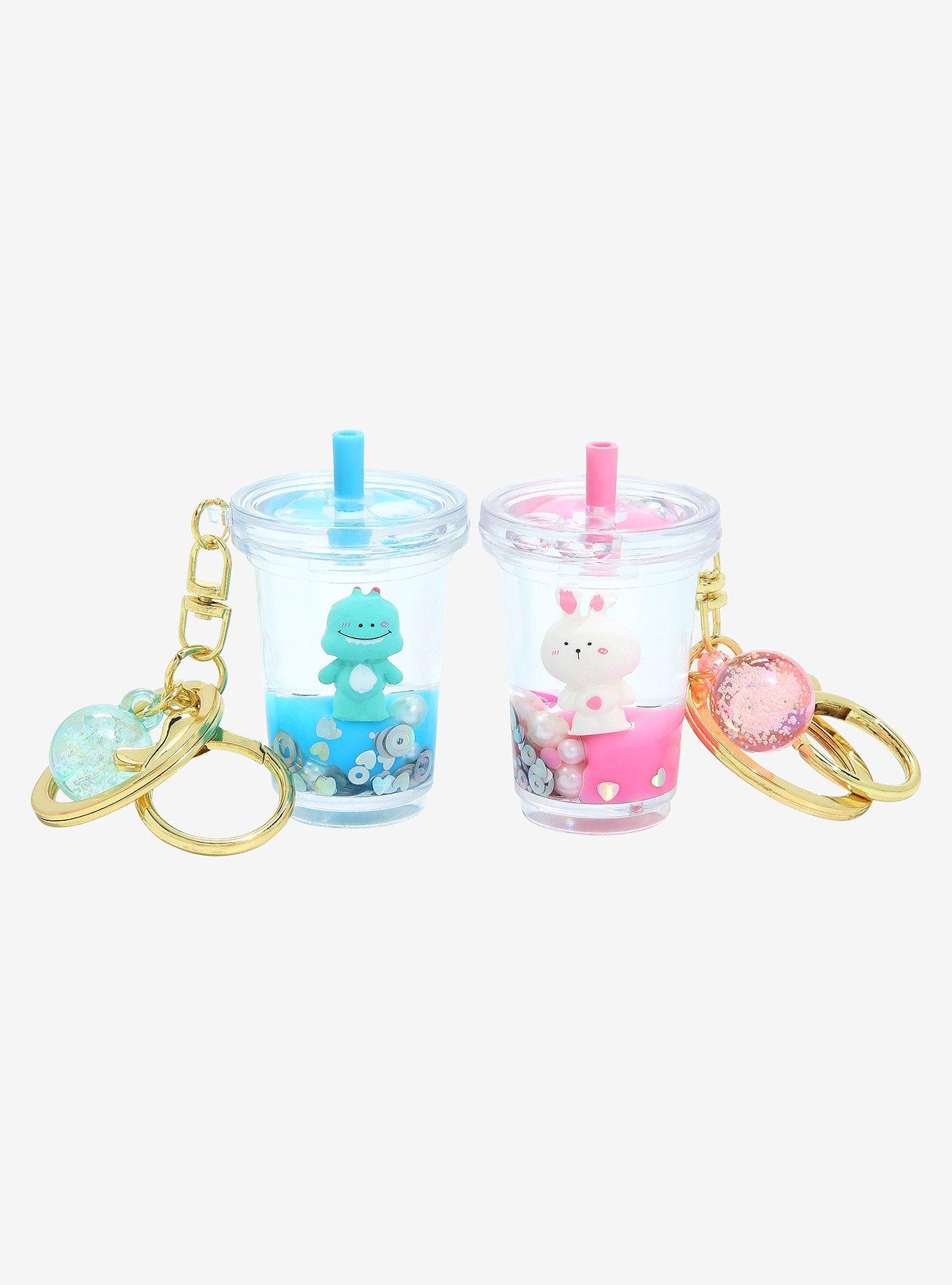 Chibi Zoo Animals Floating Cups Blind Bag Keychain, , alternate