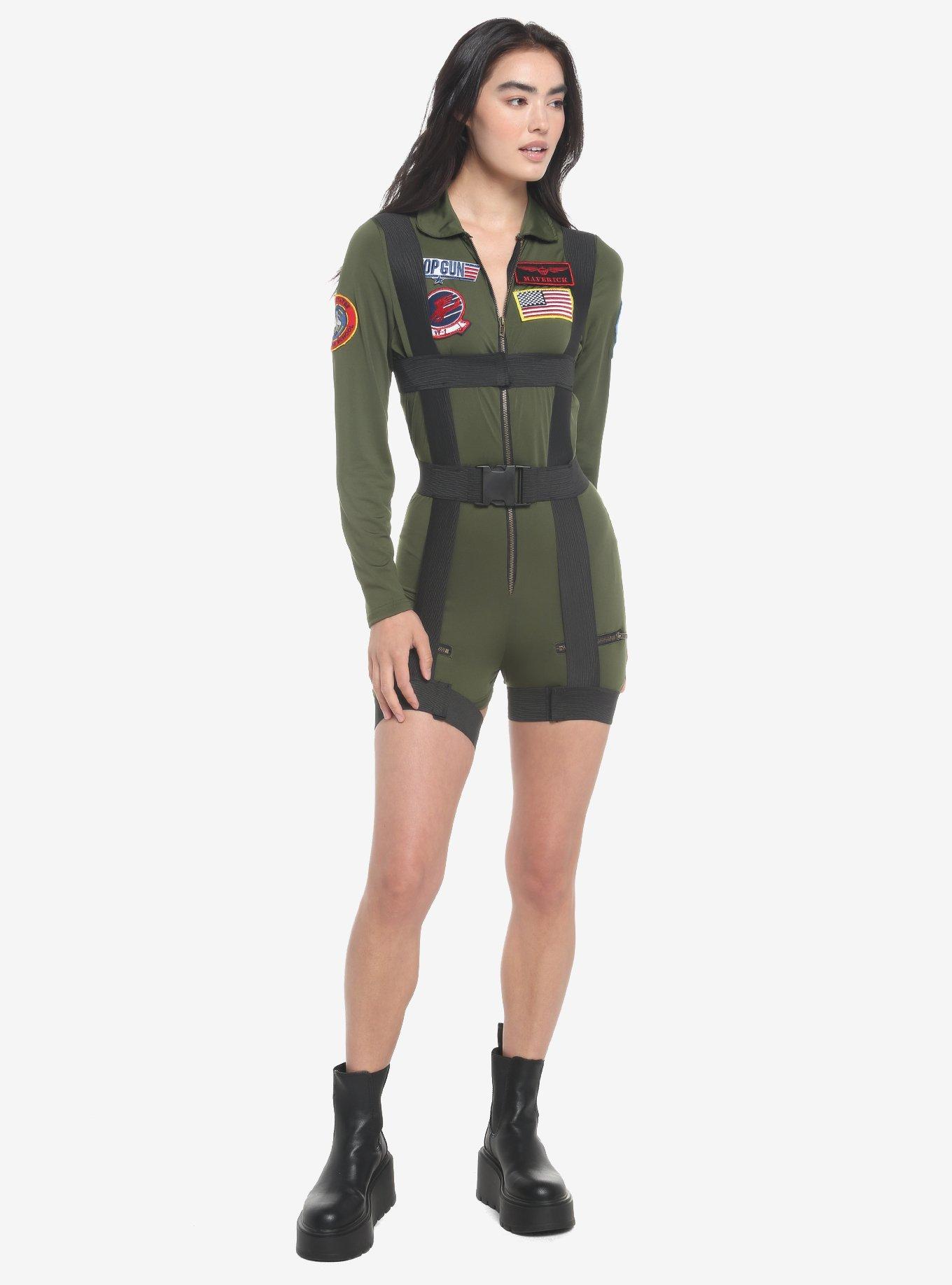 Top Gun Paratrooper Romper Costume, MULTI, alternate