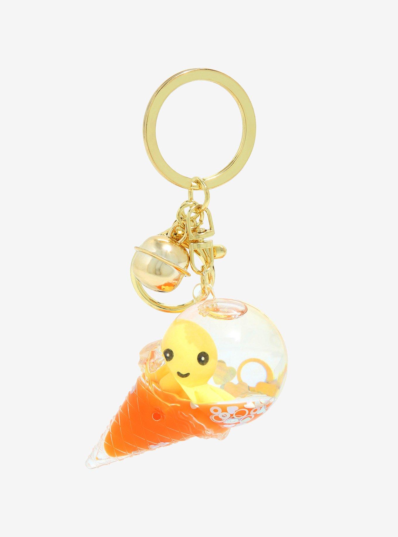 Chibi Octopus Floating Ice Cream Cone Blind Bag Keychain, , alternate