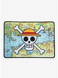 One Piece Straw Hat Pirates Jolly Roger Map Wide Mousepad, , alternate