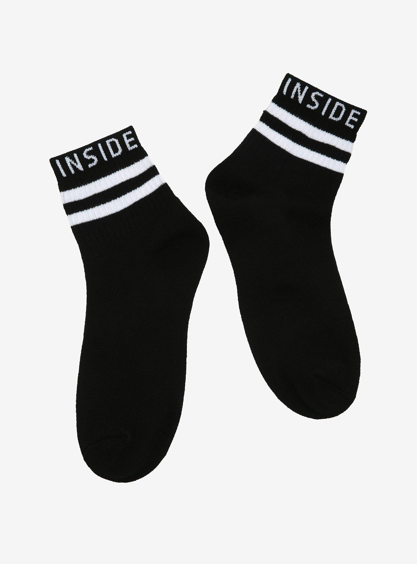 Dead Inside Ankle Socks, , alternate