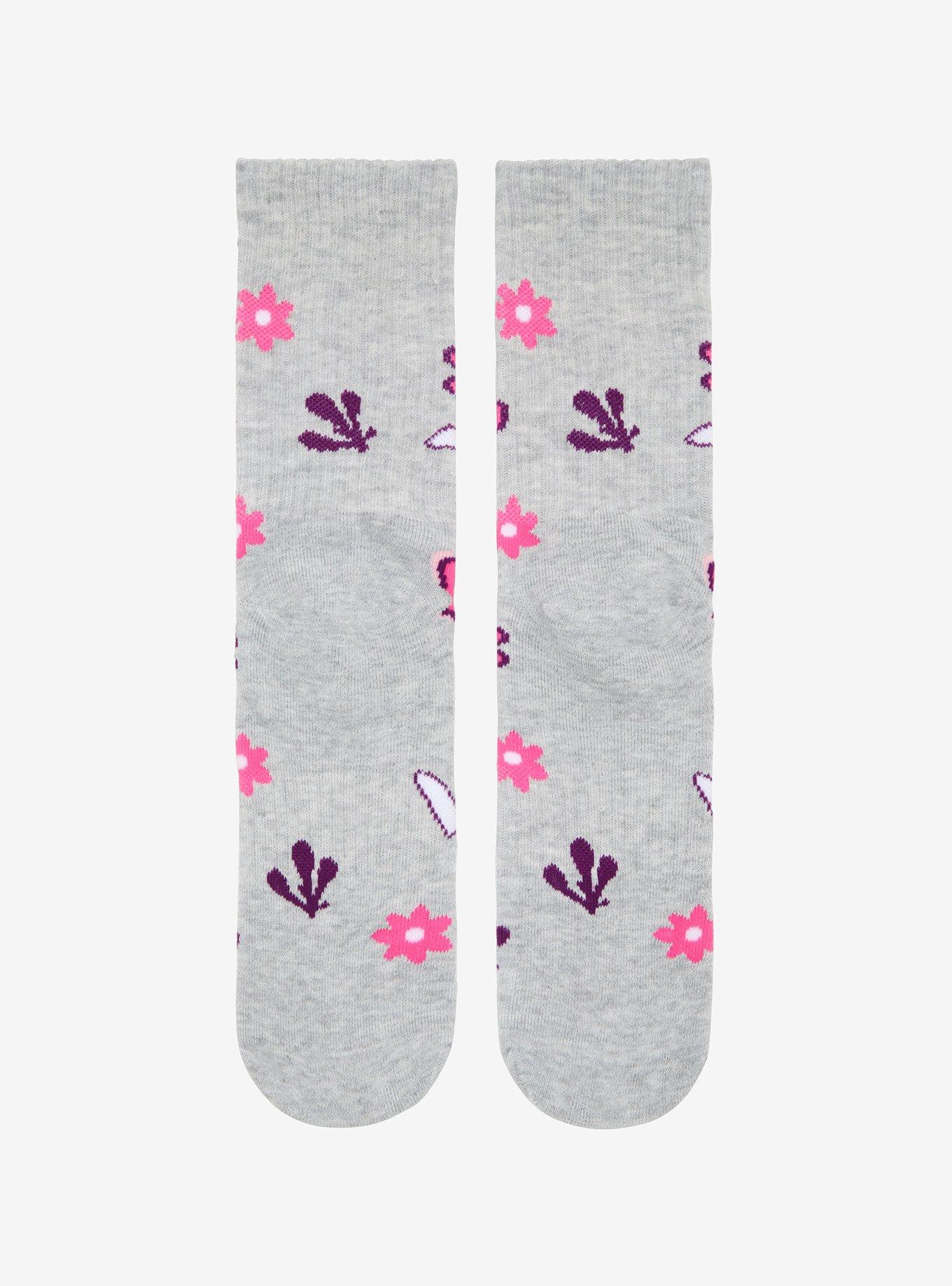 Axolotl Knife Crew Socks, , alternate