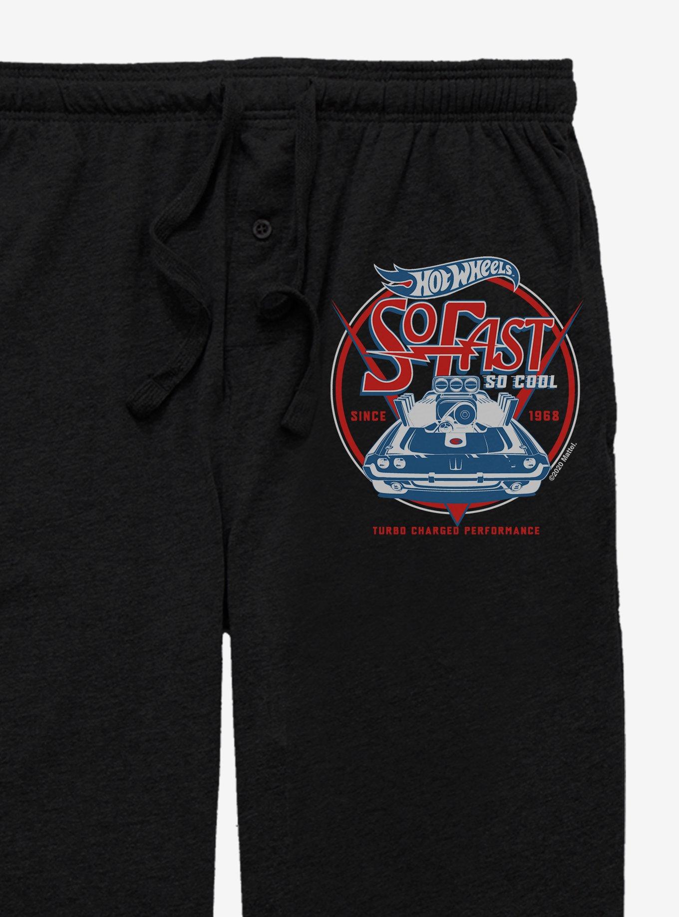 Hot Wheels Logo Pajama Pants, BLACK, alternate