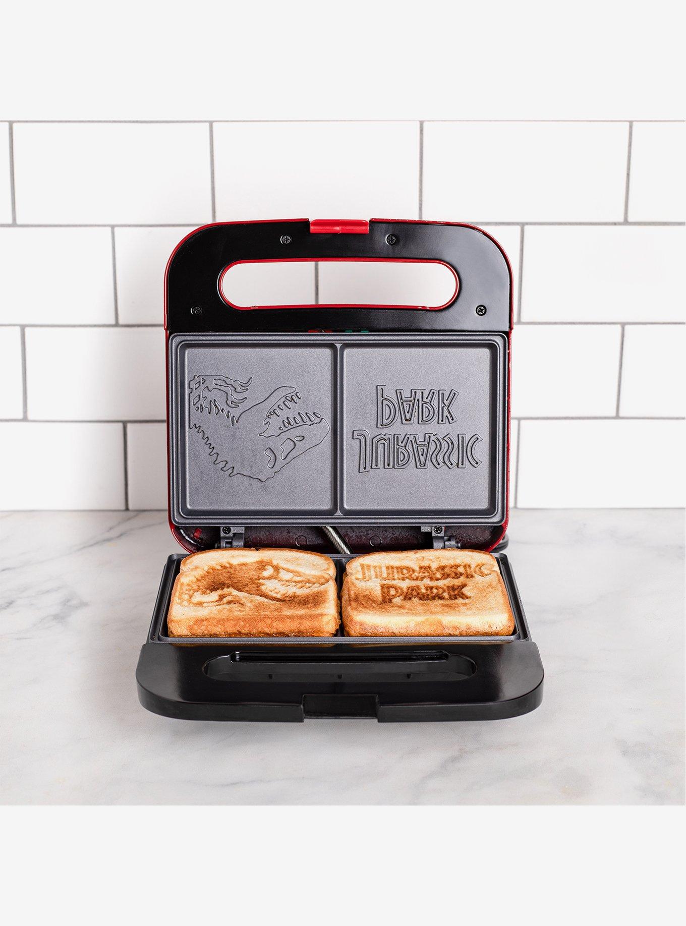 Jurassic Park Grilled Cheese Maker Panini Press and Compact Indoor Grill, , alternate