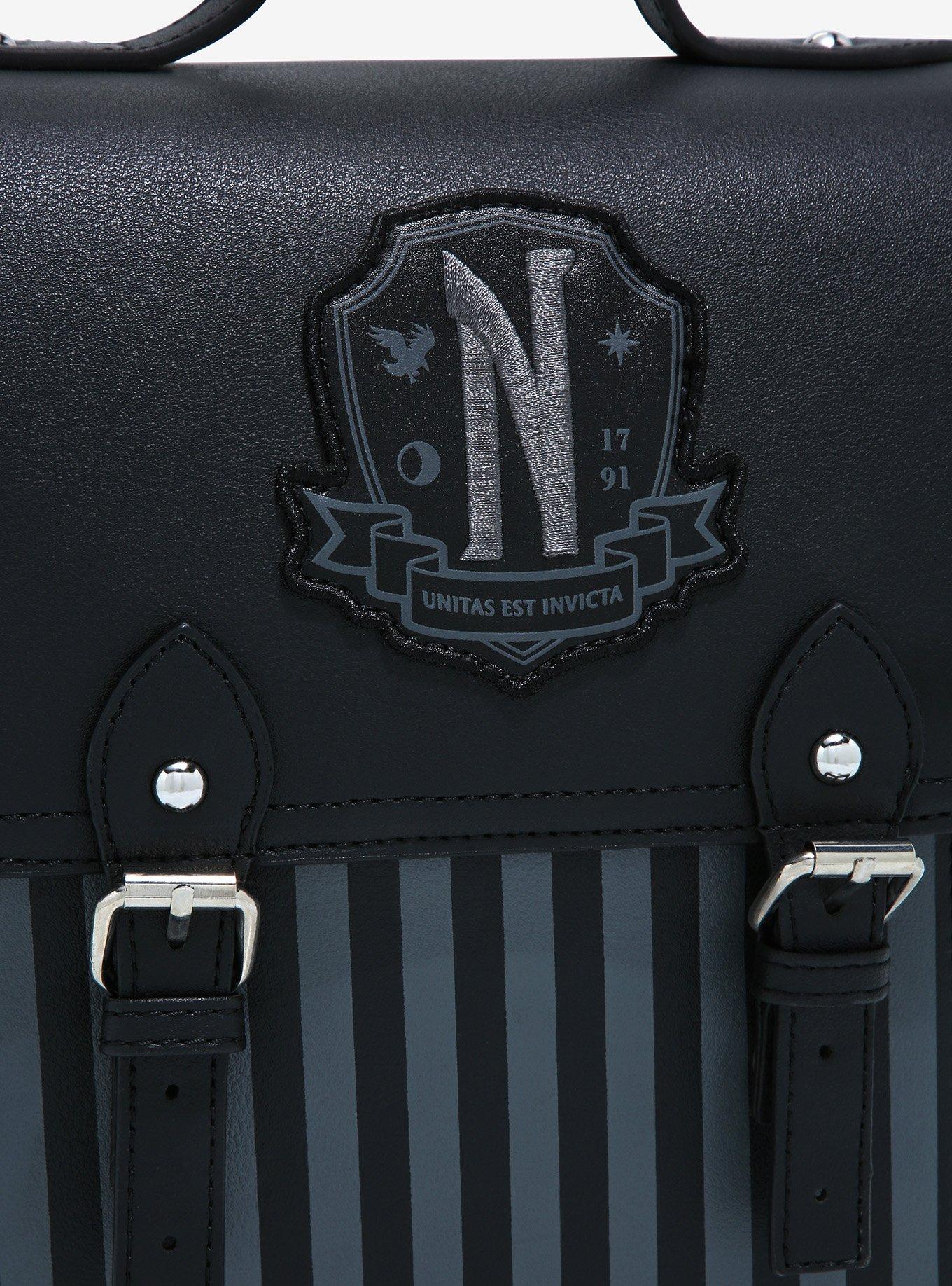 Wednesday Nevermore Academy Mini Backpack, , alternate