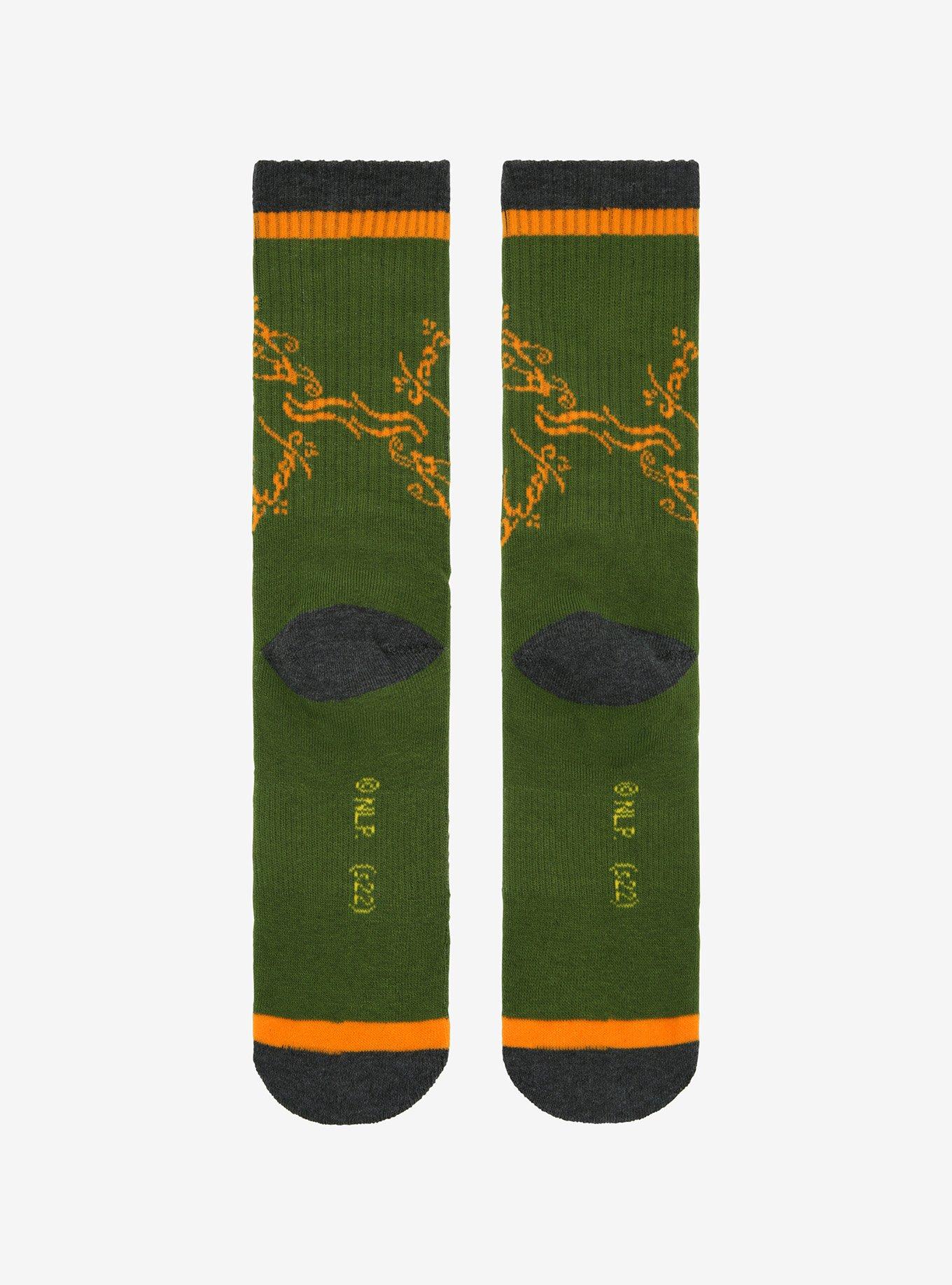 The Lord Of The Rings The One Ring Crew Socks, , alternate