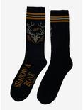 Shadow & Bone Deer Crew Socks, , alternate