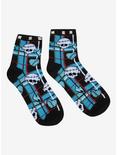 Monster High Frankie Stein Studded Ankle Socks, , alternate