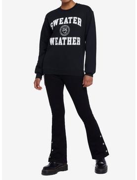 The Neighbourhood Sweater Weather Logo Boyfriend Fit Girls Sweatshirt, , hi-res
