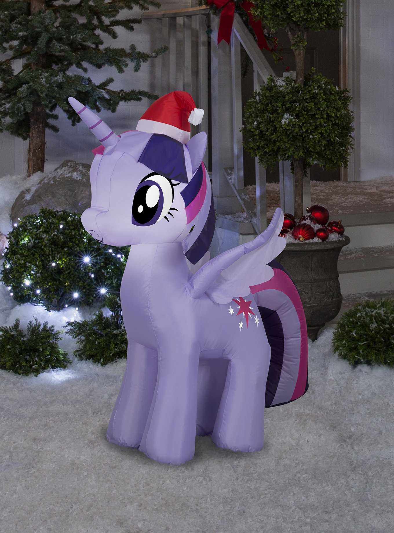 My Little Pony Twilight Sparkle With Santa Hat Airblown, , hi-res