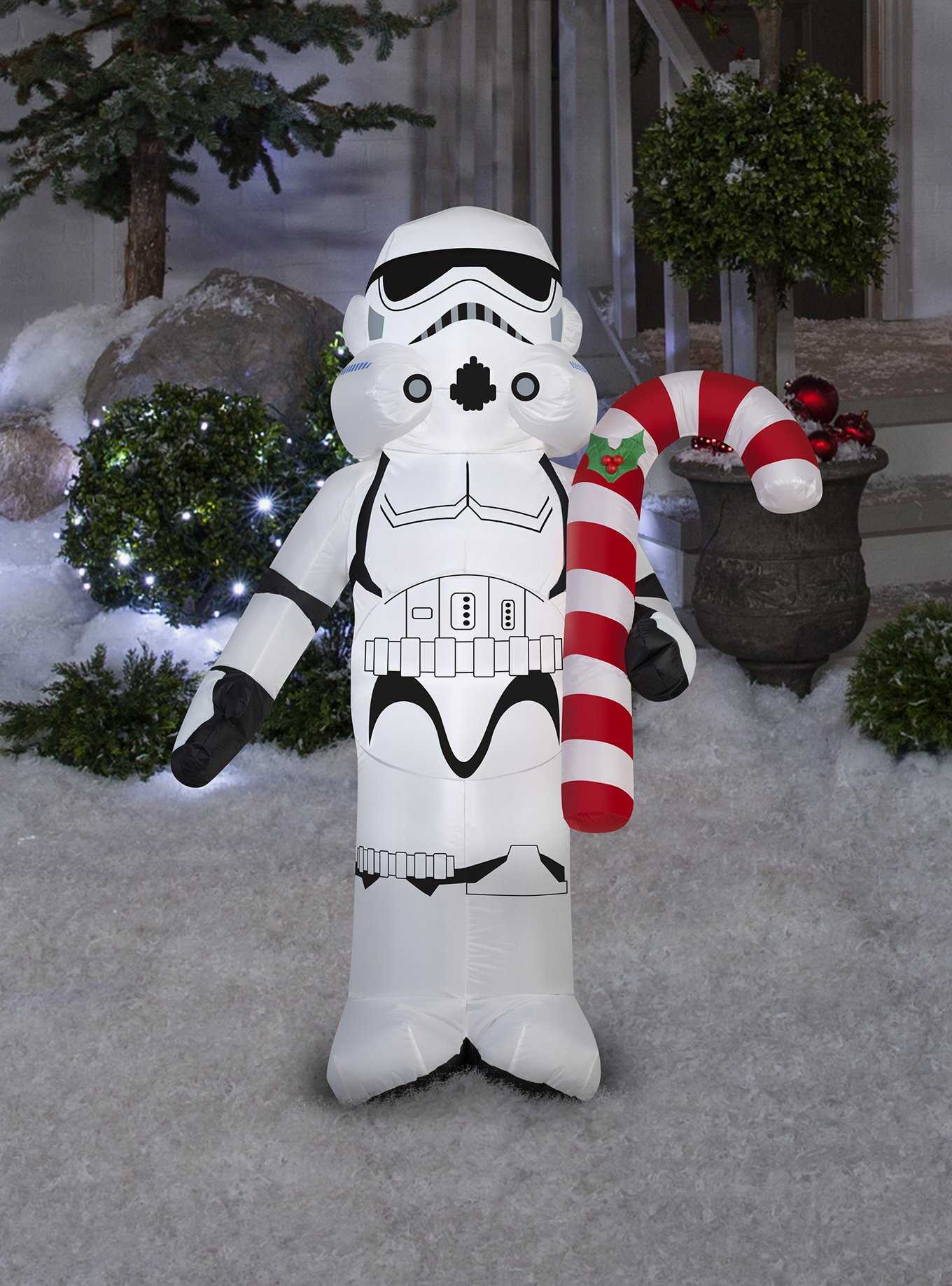 Star Wars Stormtrooper With Candy Cane Airblown, , hi-res