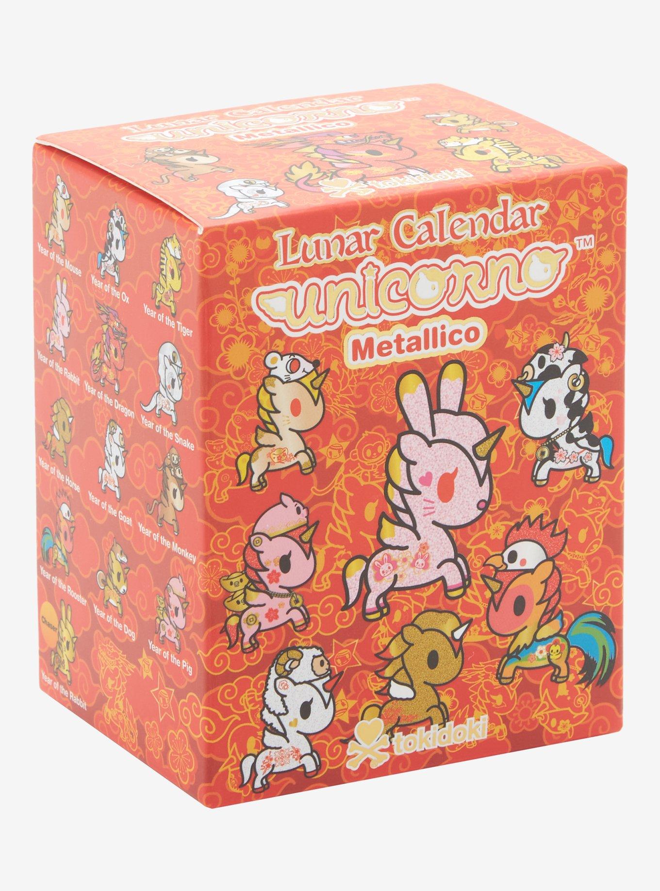 Tokidoki Unicorno Metallico Lunar Calendar Blind Box Figure, , alternate