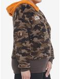 Her Universe Star Wars Ewok Sherpa Camouflage Hoodie Plus Size, CAMO, alternate