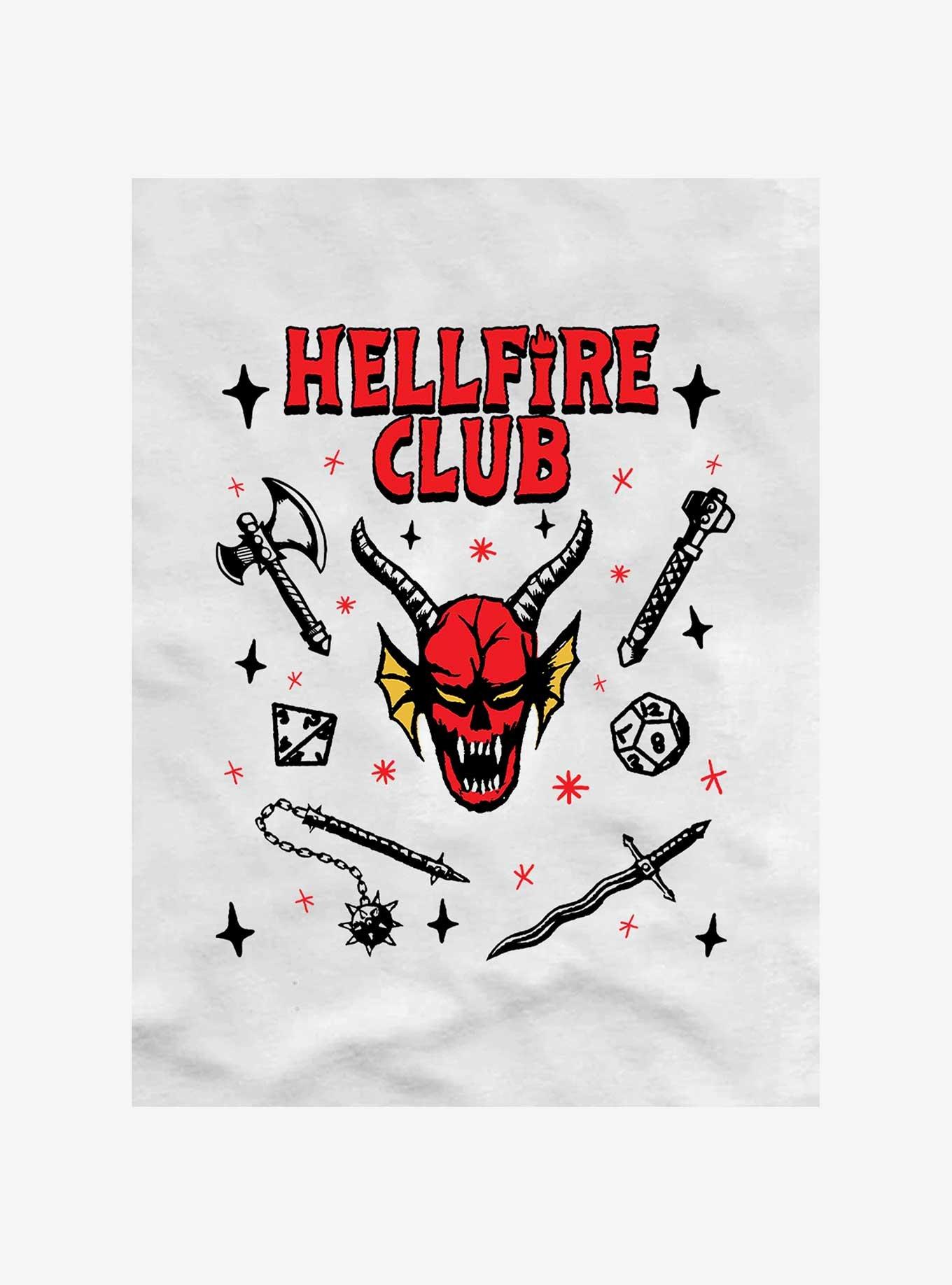 Stranger Things Hellfire Club Raglan T-Shirt, , hi-res