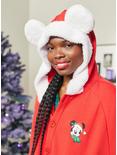 Her Universe Disney Holiday Mickey Mouse Hooded Cape, RED  WHITE, alternate