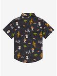 Our Universe Star Wars Chibi Rebels Toddler Woven Button-Up - BoxLunch Exclusive , CHARCOAL, alternate