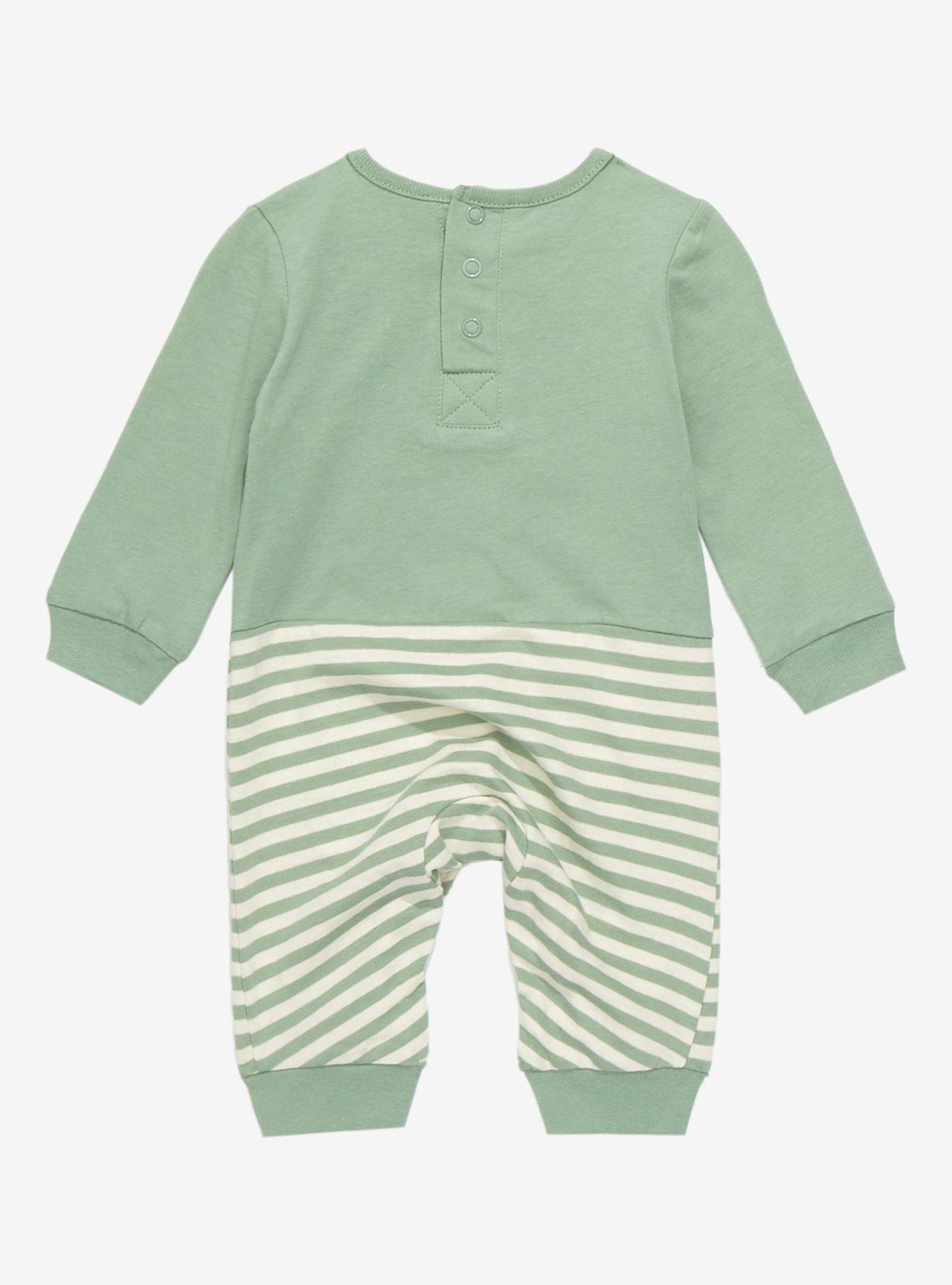 Our Universe Studio Ghibli My Neighbor Totoro Mushroom Striped Infant One-Piece, SAGE, alternate