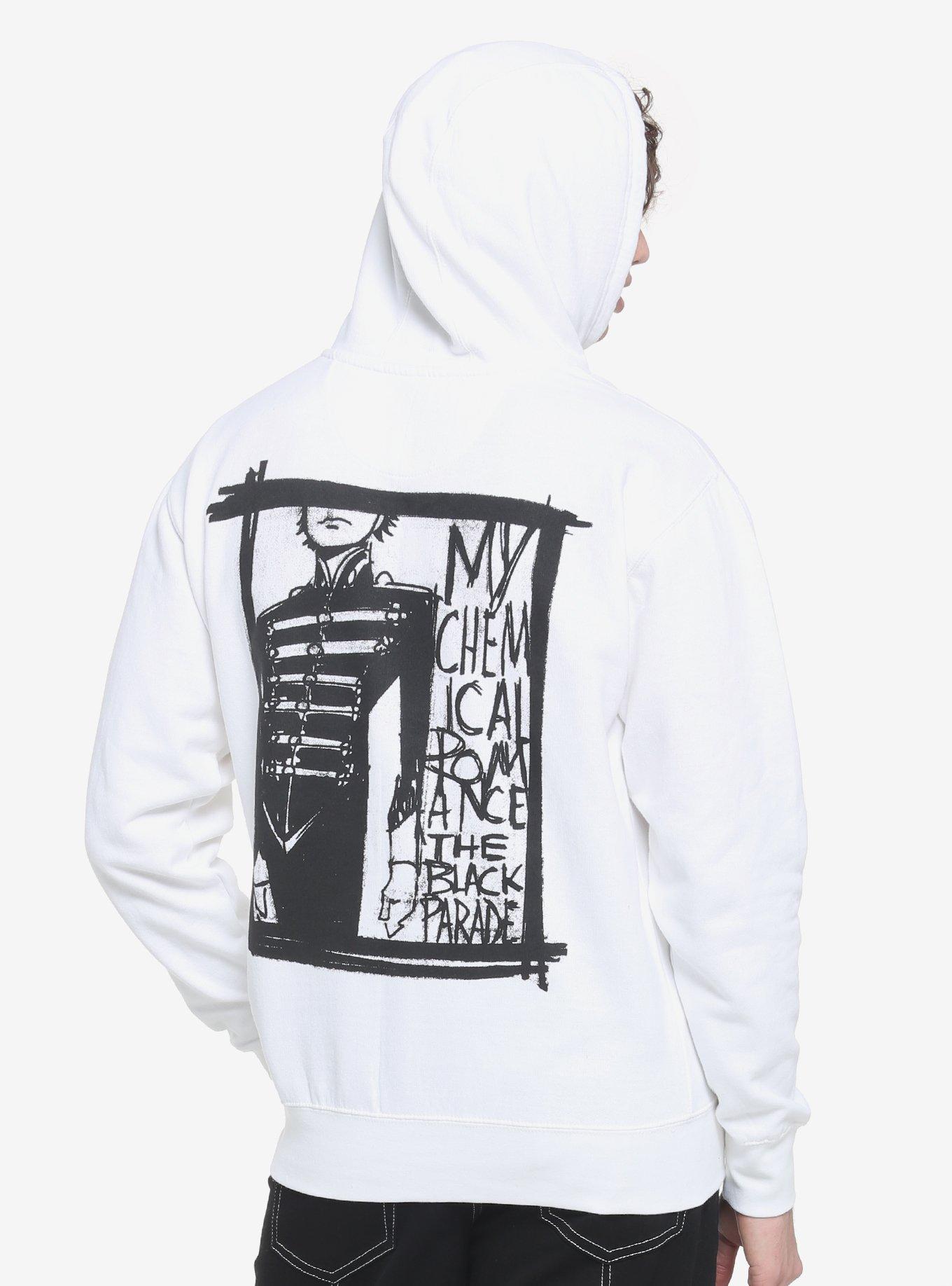 My Chemical Romance Black Parade Sketch Hoodie, BLACK, alternate