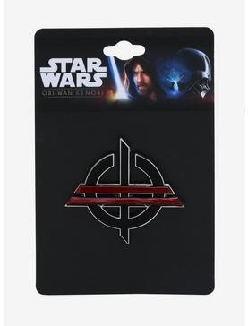 Star Wars Obi-Wan Kenobi Inquisitor Symbol Enamel Pin, , hi-res