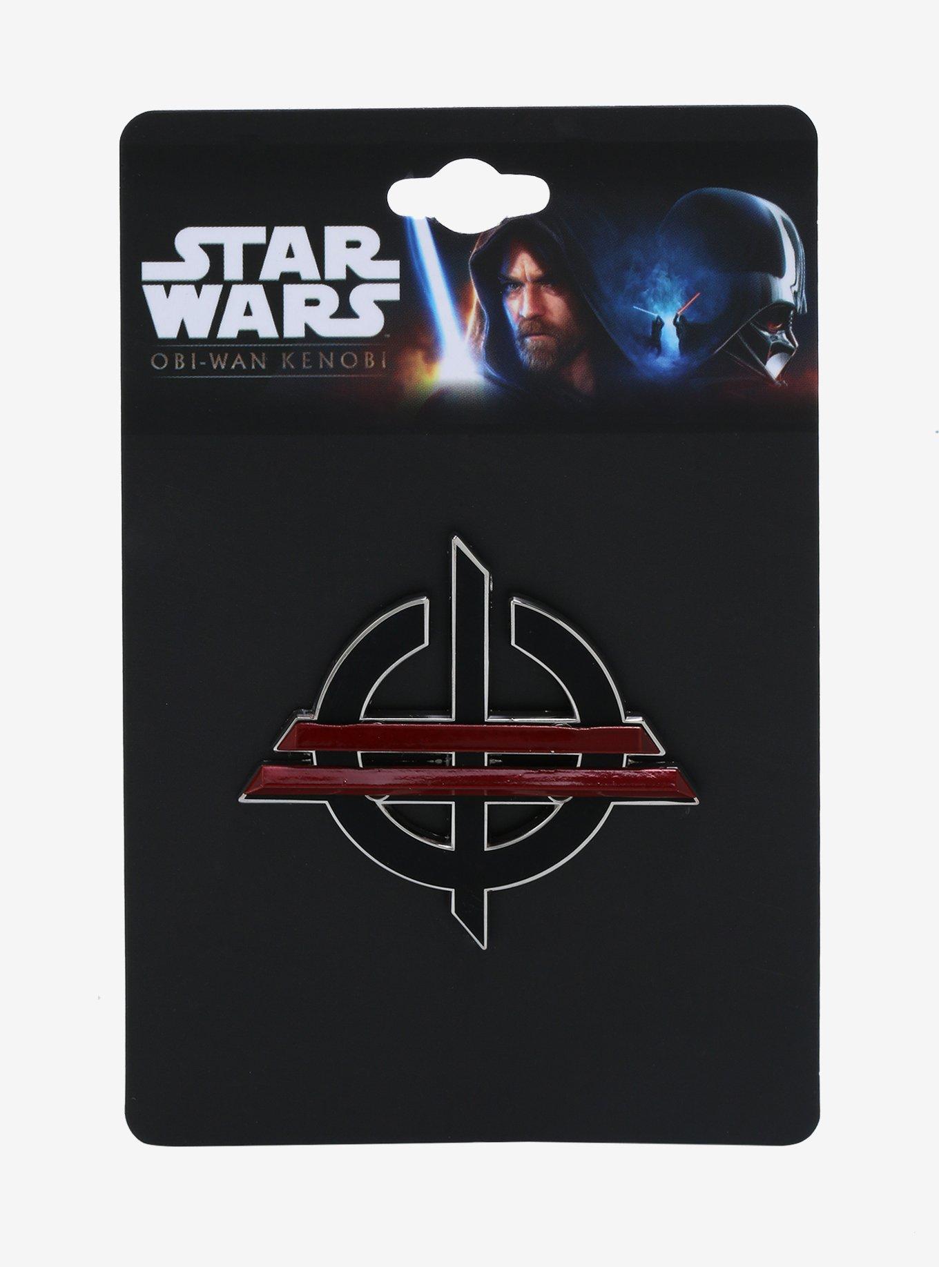 Star Wars Obi-Wan Kenobi Inquisitor Symbol Enamel Pin, , alternate