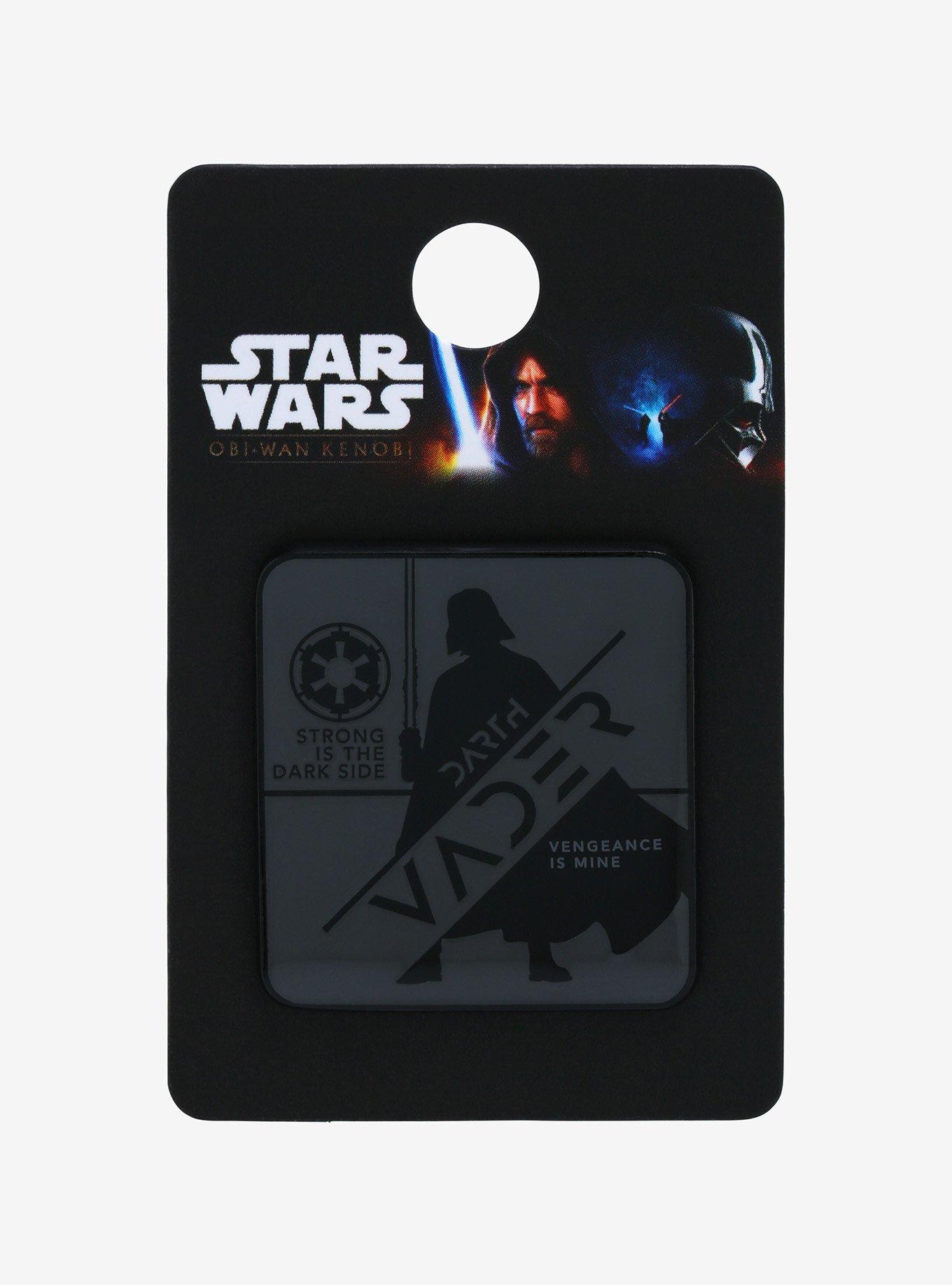 Star Wars Obi-Wan Kenobi Darth Vader Tonal Portrait Enamel Pin, , alternate
