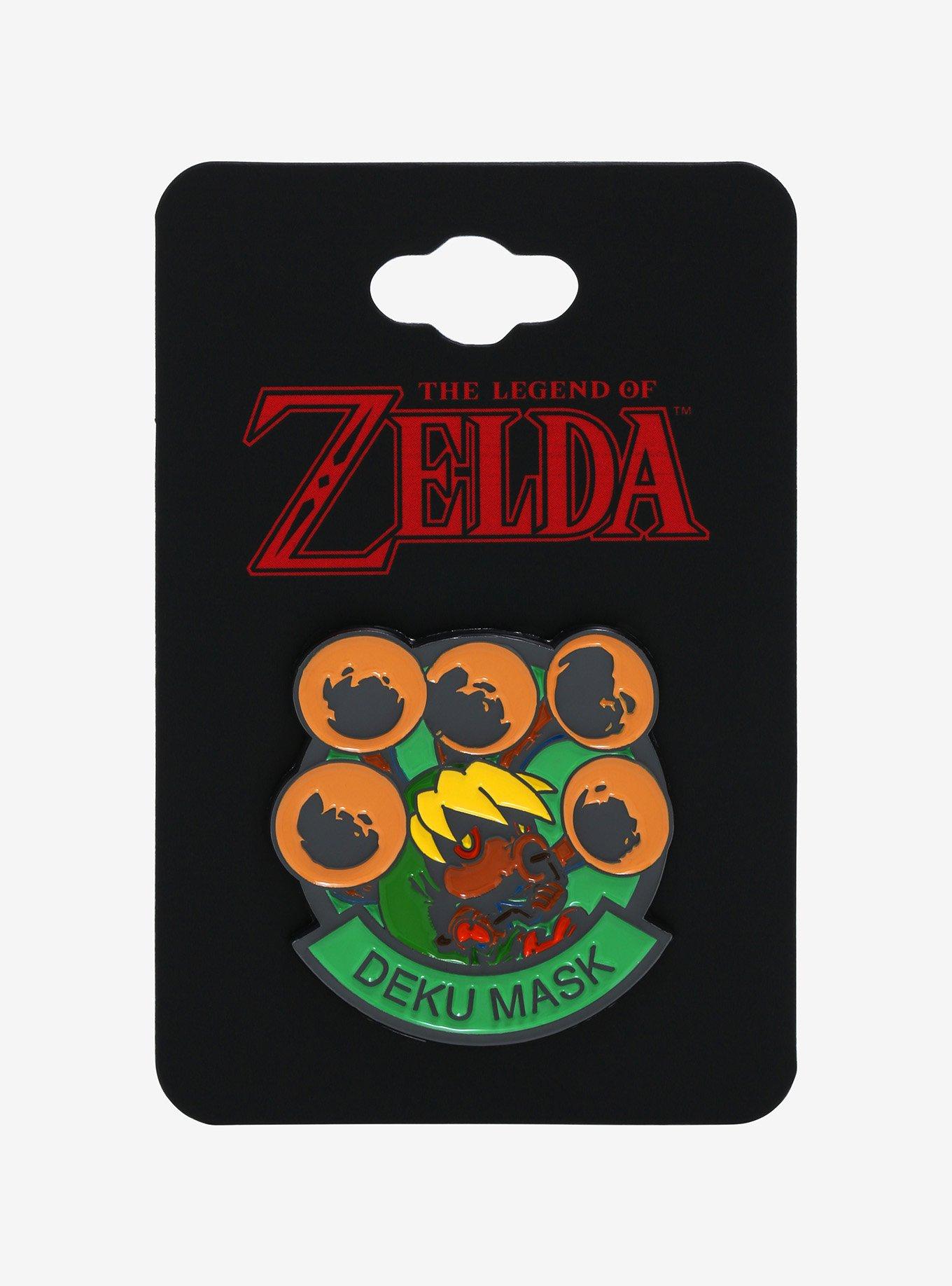 Nintendo The Legend of Zelda: Majora&rsquo;s Mask Deku Mask Enamel Pin - BoxLunch Exclusive , , alternate