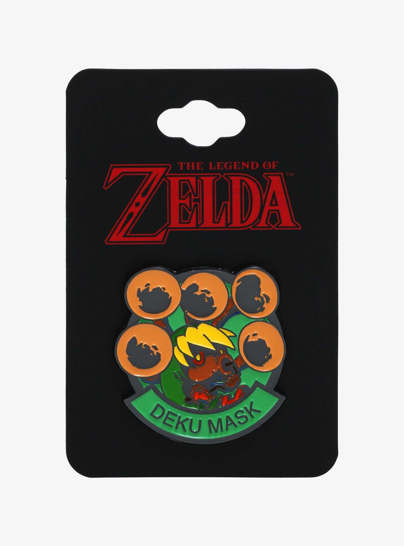 Nintendo The Legend of Zelda: Majora’s Mask Deku Mask Enamel Pin - BoxLunch Exclusive , , hi-res