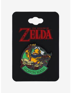 Nintendo The Legend of Zelda: Majora’s Mask Goron Mask Enamel Pin - BoxLunch Exclusive , , hi-res