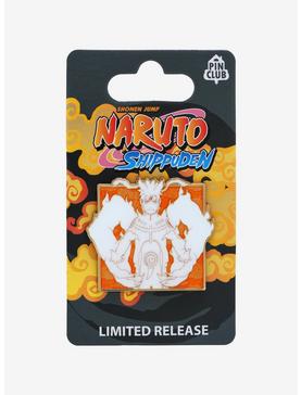 Naruto Shippuden Nine-Tails Chakra Cloak Naruto Silhouette Enamel Pin - BoxLunch Exclusive, , hi-res