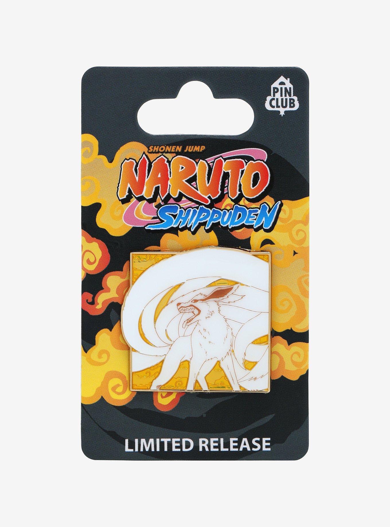 Naruto Shippuden Kurama Silhouette Enamel Pin - BoxLunch Exclusive, , alternate