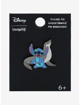 Loungefly Disney Lilo & Stitch Smiling Stitch & Seal Enamel Pin - BoxLunch Exclusive, , hi-res