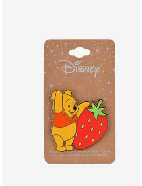 Disney Winnie the Pooh with Strawberry Enamel Pin - BoxLunch Exclusive, , hi-res