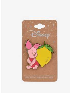 Disney Winnie the Pooh Piglet with Lemon Enamel Pin - BoxLunch Exclusive, , hi-res