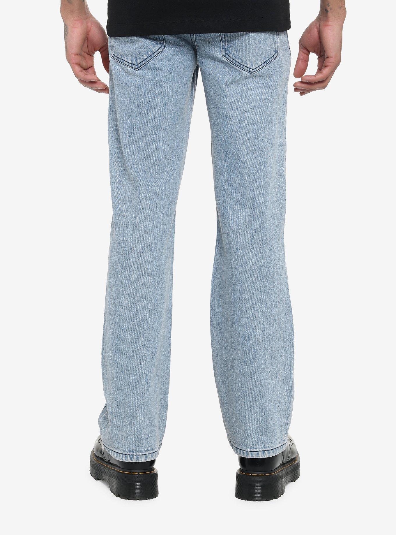 Friday The 13th Jason Voorhees Mask Straight Leg Jeans, MULTI, alternate