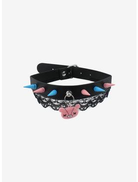 Kiss Me Baby Girl Princess Cute Black Collar for Women 3 Pack Choker Necklaces 