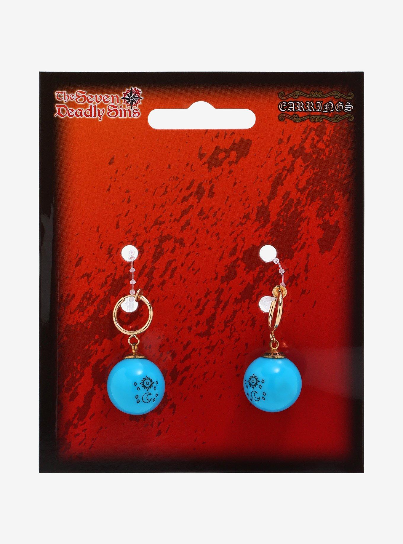 The Seven Deadly Sins Elizabeth Liones Replica Earrings - BoxLunch Exclusive, , alternate