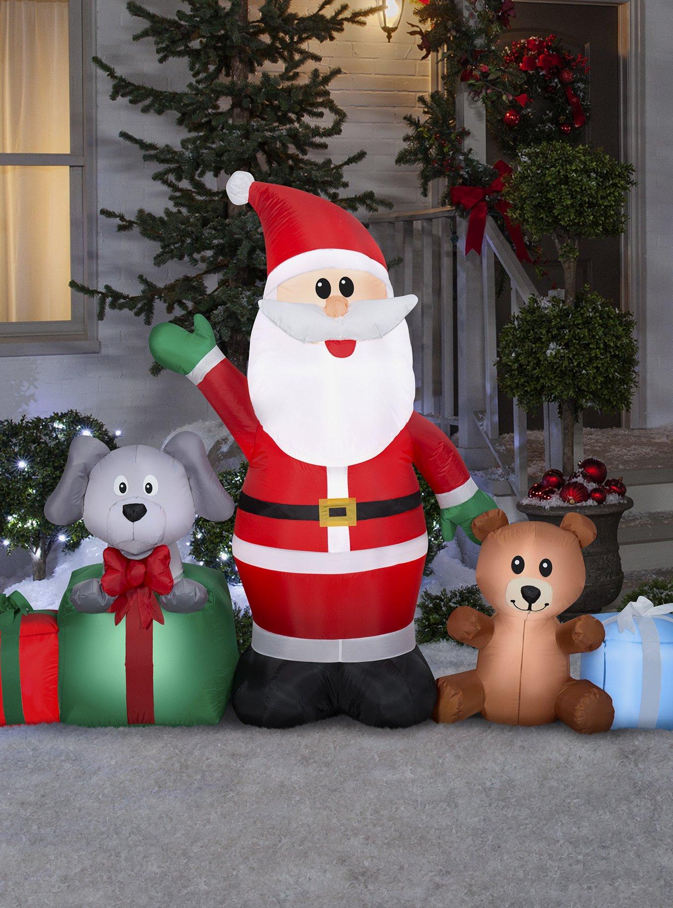 Airblown Inflatable Santa And Friends, , hi-res