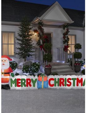 Airblown Merry Christmas Sign Scene, , hi-res