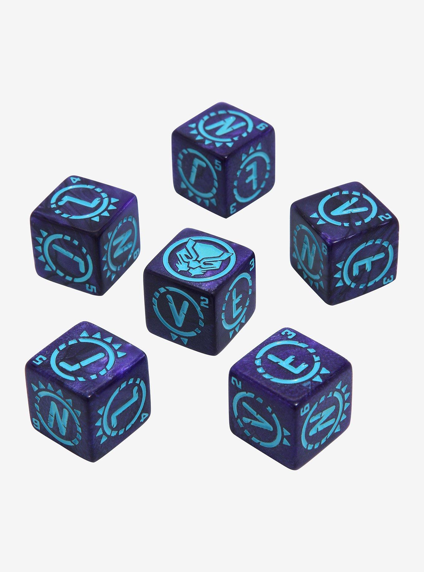 Marvel Black Panther: Wakanda Forever Premium Dice Set, , alternate