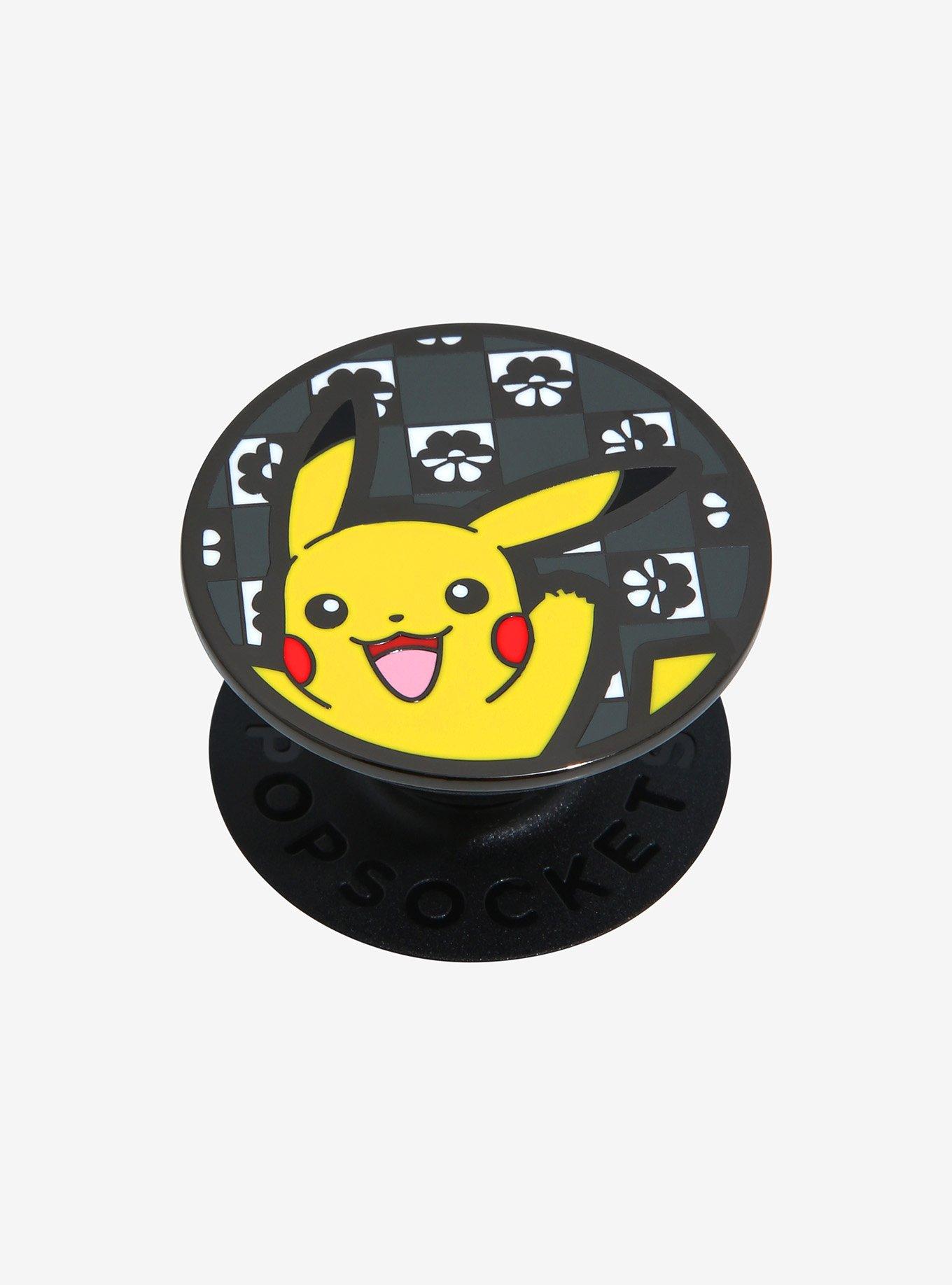 Pok&eacute;mon Pikachu Checkered Enamel PopSocket, , alternate