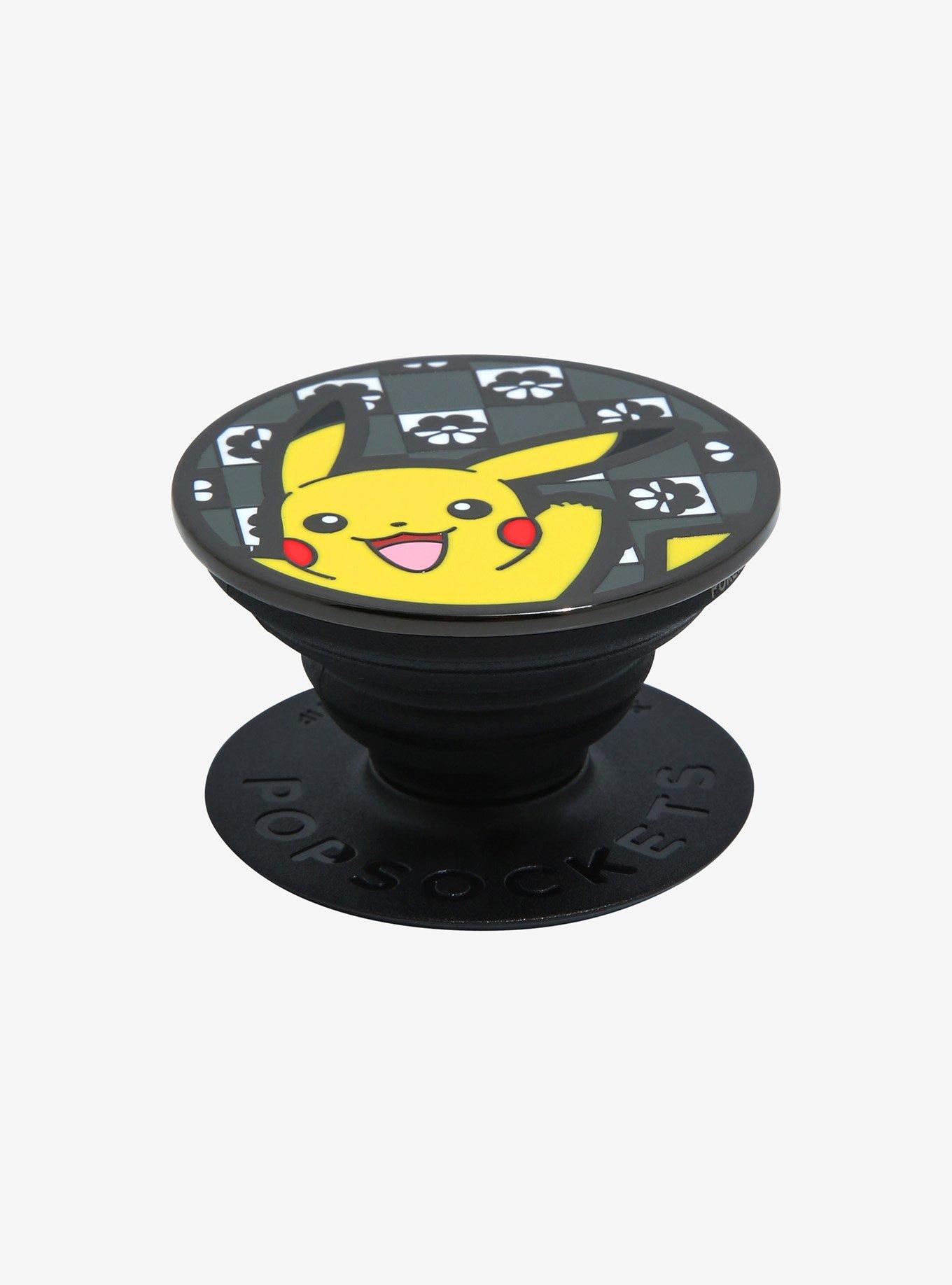 Pok&eacute;mon Pikachu Checkered Enamel PopSocket, , alternate